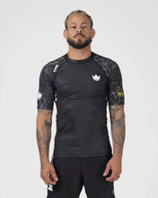 Lade das Bild in den Galerie-Viewer, Rashguard Kingz Ranked Performance V3 Short Sleeve - Schwarz

