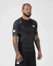 Lade das Bild in den Galerie-Viewer, Rashguard Kingz Ranked Performance V3 Short Sleeve - Schwarz
