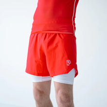 Load image into Gallery viewer, Progress- Profile Hybrid Shorts- Red and White
