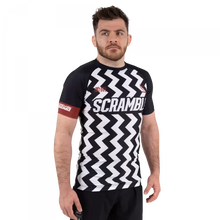 Load image into Gallery viewer, Scramble Ranked Rashguard V5- Black
