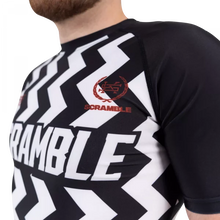 Load image into Gallery viewer, Scramble Ranked Rashguard V5- Black
