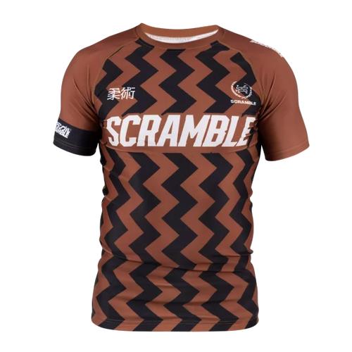 Scramble Ranked Rashguard V5- Brown