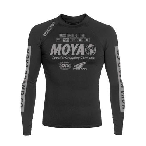 Rashguard Moya 24 LS- Schwarz