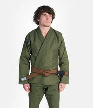 Load image into Gallery viewer, Kimono BJJ (GI) Progress The Academy- Forest Green- White belt included
