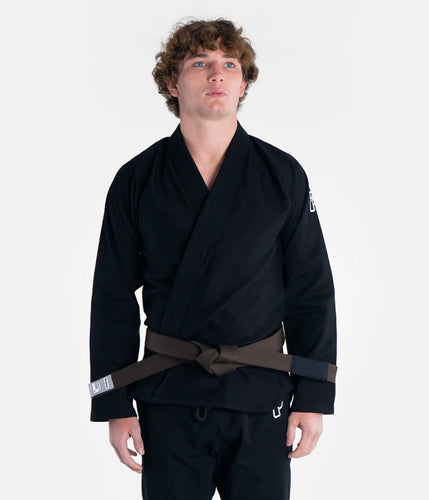 Kimono BJJ (GI) Fortschritte die Akademie- Schwarzweißgürtel enthalten