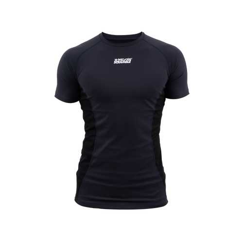 Meerkatsu Shinobi Compression Top Short Sleeve- Schwarz