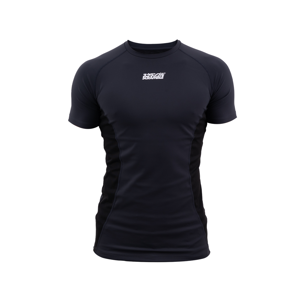 Meerkatsu Shinobi Compression Top Short Sleeve- Black