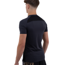 Load image into Gallery viewer, Meerkatsu Shinobi Compression Top Short Sleeve- Black
