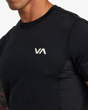 Load image into Gallery viewer, VA Sport Vent - Short manga top for men -black
