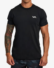 Load image into Gallery viewer, VA Sport Vent - Short manga top for men -black
