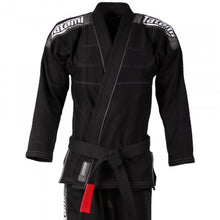Load image into Gallery viewer, Tatami Nova + Plus BJJ Gi - Negro - CINTURÓN BLANCO INCLUIDO - StockBJJ
