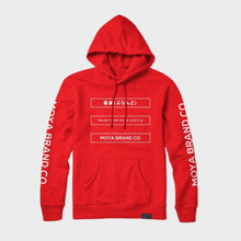 Load image into Gallery viewer, Moya Brand Red Euros Hoodie - StockBJJ
