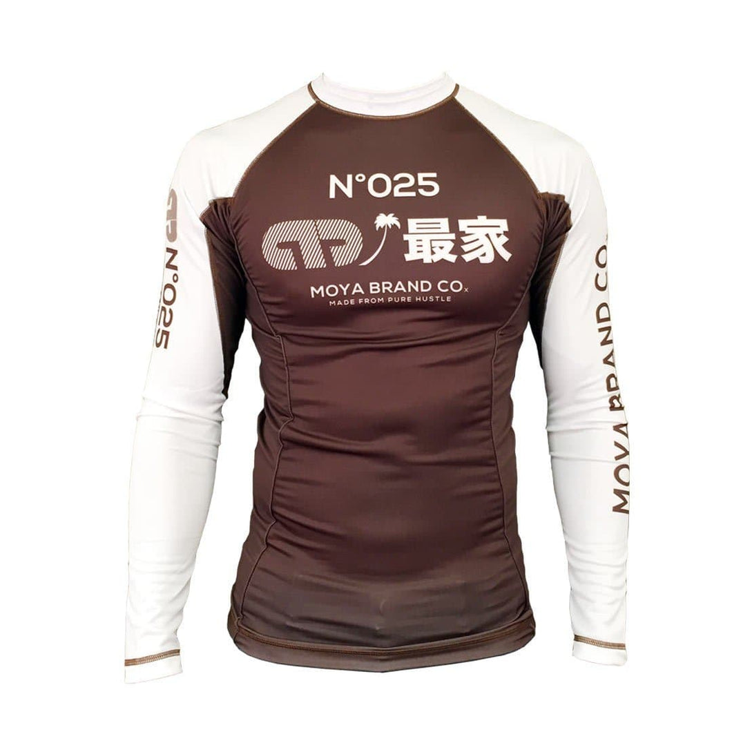 Moya Brand Rashguard Aventador Manga Larga III - Marrón - StockBJJ