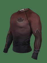 Lade das Bild in den Galerie-Viewer, Kingz Crown 3.0 Ranked Rash Guard- Marrón - StockBJJ
