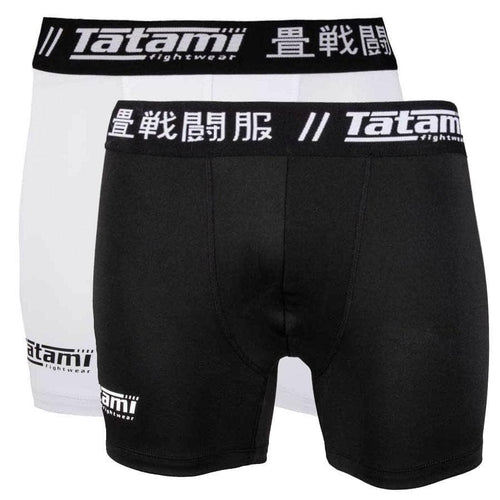 Tatami Grappling Unterwäsche (2 Pack)- Schwarz und Schwarz