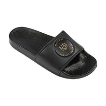 Load image into Gallery viewer, Pembroke Slides-Negro-Oro - StockBJJ
