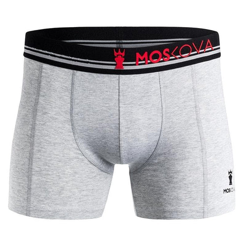 Boxer Moskova M2 Baumwolle - Heather Grey Stripe