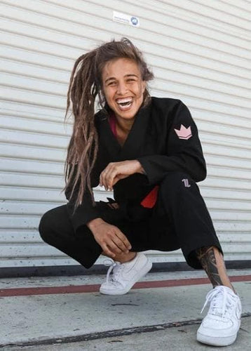 Kimono BJJ (Gi) Kingz The One Womens- Schwarz- WEIßER GÜRTEL ENTHALTEN