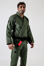 Lade das Bild in den Galerie-Viewer, Kimono Kingz Classic 3.0- Verde Militar - StockBJJ
