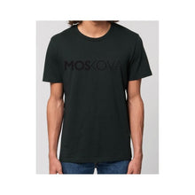 Load image into Gallery viewer, Moskova Tee Script Negro-Shiny Negro - StockBJJ
