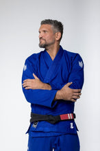 Lade das Bild in den Galerie-Viewer, Kimono Kingz The One- Azul- CINTURON BLANCO INCLUIDO - StockBJJ

