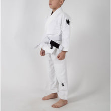 Load image into Gallery viewer, Kimono Kingz Kid´s The One Blanco con cinturón blanco - StockBJJ
