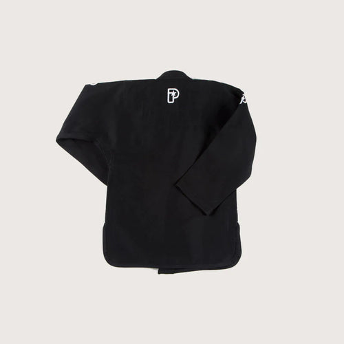 Kimono BJJ ( Gi) Progress Kinder The Academy- Schwarz- Weißer Gürtel inklusive