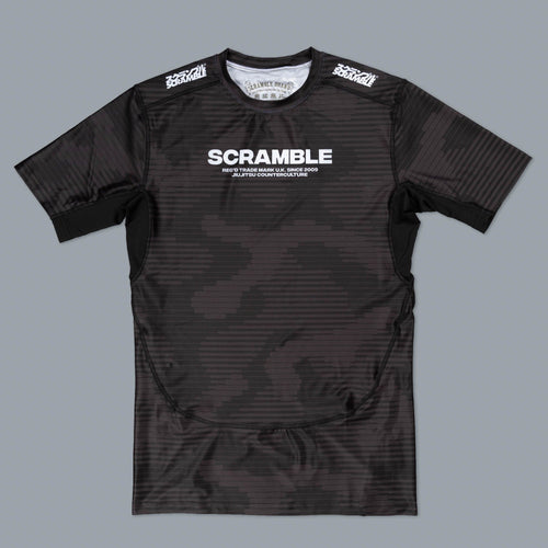 Scramble Tactic Rashguard- Schwarz