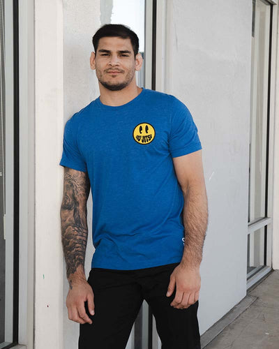 Choke Republic Smiley-Blue T-shirt