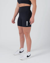 Load image into Gallery viewer, Kingz Kore Women&#39;s Training Shorts- Black
