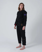 Lade das Bild in den Galerie-Viewer, Kimono Bjj (Gi) Kingz die eine Frauen - die Ausgabe -Negro
