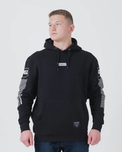 Lade das Bild in den Galerie-Viewer, Kingz Slant Bar Pullover Hoodie- schwarz
