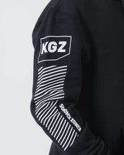 Lade das Bild in den Galerie-Viewer, Kingz Slant Bar Pullover Hoodie- schwarz
