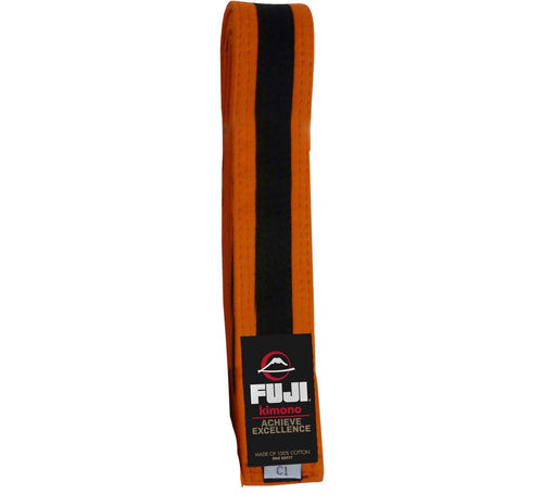 BJJI Children Bji Belts - Orange -Negro