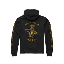 Load image into Gallery viewer, Hi Black Gold Hoodie
