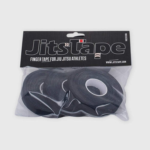 Jitstape -Fingerband - 3 Rollen von 12,7 mm x 13,72 Meter - Schwarz