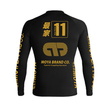 Lade das Bild in den Galerie-Viewer, Rashguard Team Moya 21 Long Manga - Schwarz
