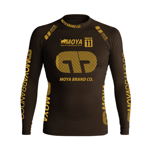 Rashguard Team Moya 21 Long Manga - Brown
