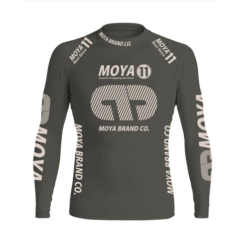 Rashguard Team Moya 22 Long Manga - Brown
