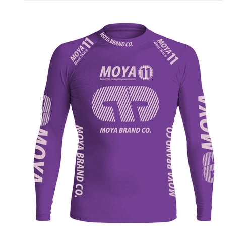 Rashguard Team Moya 22 Long Manga - lila