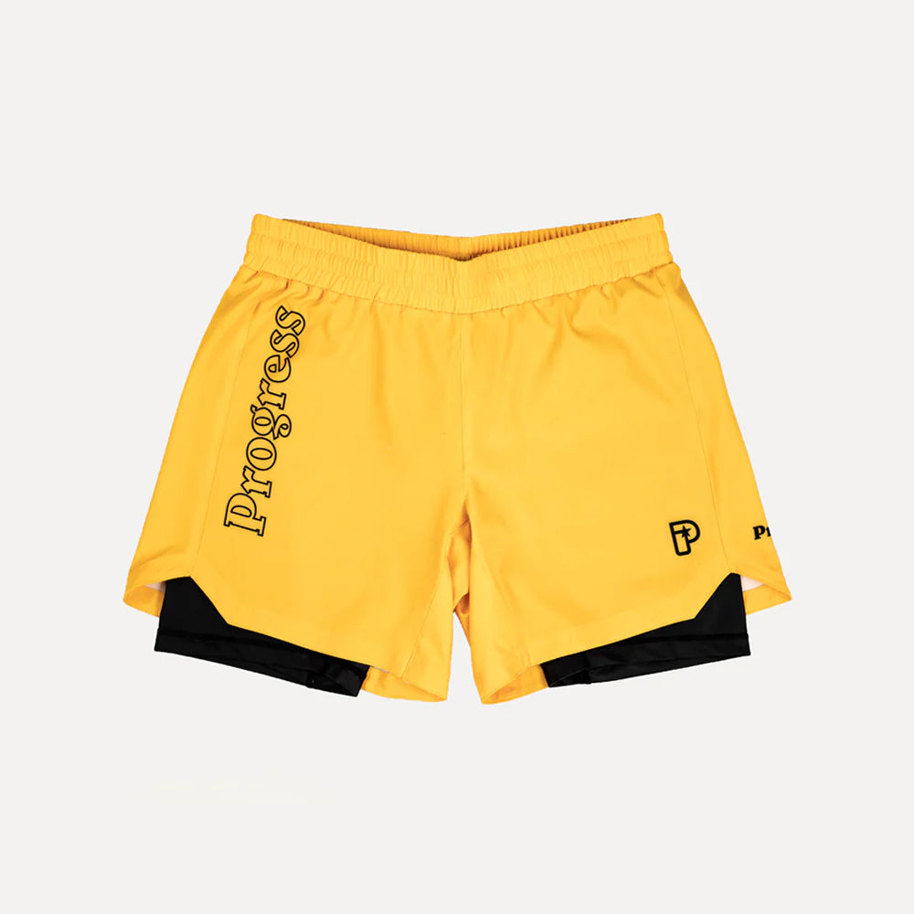Fortschrittsprofil Hybrid-Shorts- Gold gelb