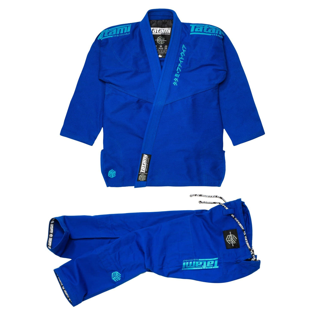 Kimono BJJ (GI) Tatami Black Label-Blue style in blue