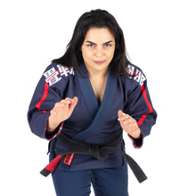 Load image into Gallery viewer, Kimono BJJ (GI) tatami ladies navy blue
