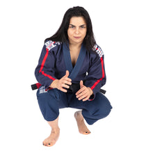 Load image into Gallery viewer, Kimono BJJ (GI) tatami ladies navy blue
