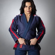 Load image into Gallery viewer, Kimono BJJ (GI) tatami ladies navy blue
