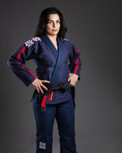 Load image into Gallery viewer, Kimono BJJ (GI) tatami ladies navy blue
