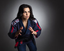 Load image into Gallery viewer, Kimono BJJ (GI) tatami ladies navy blue
