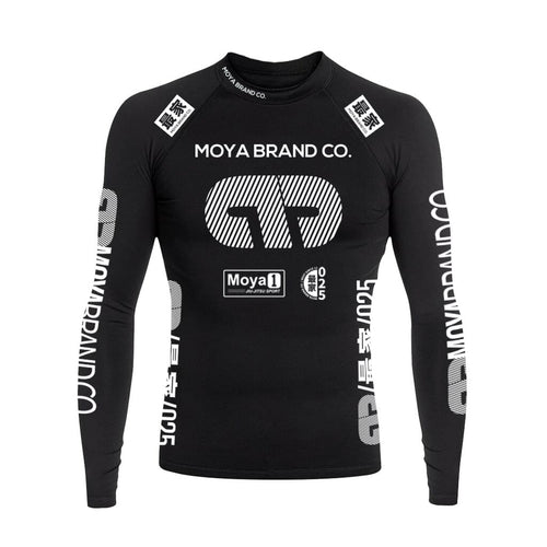 Rashguard Team Moya Long Manga - Black