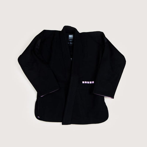 Kimono BJJ (GI) Fortschritt Damen M6 Mark 5- Schwarz