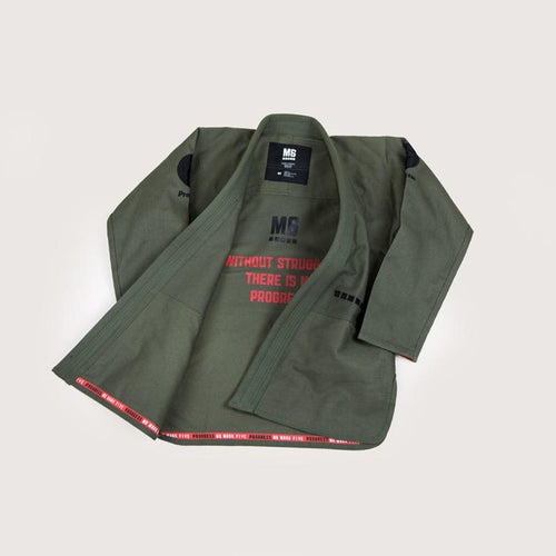 Kimono BJJ (GI) Fortschritt M6 Mark 5- Grüne Wald